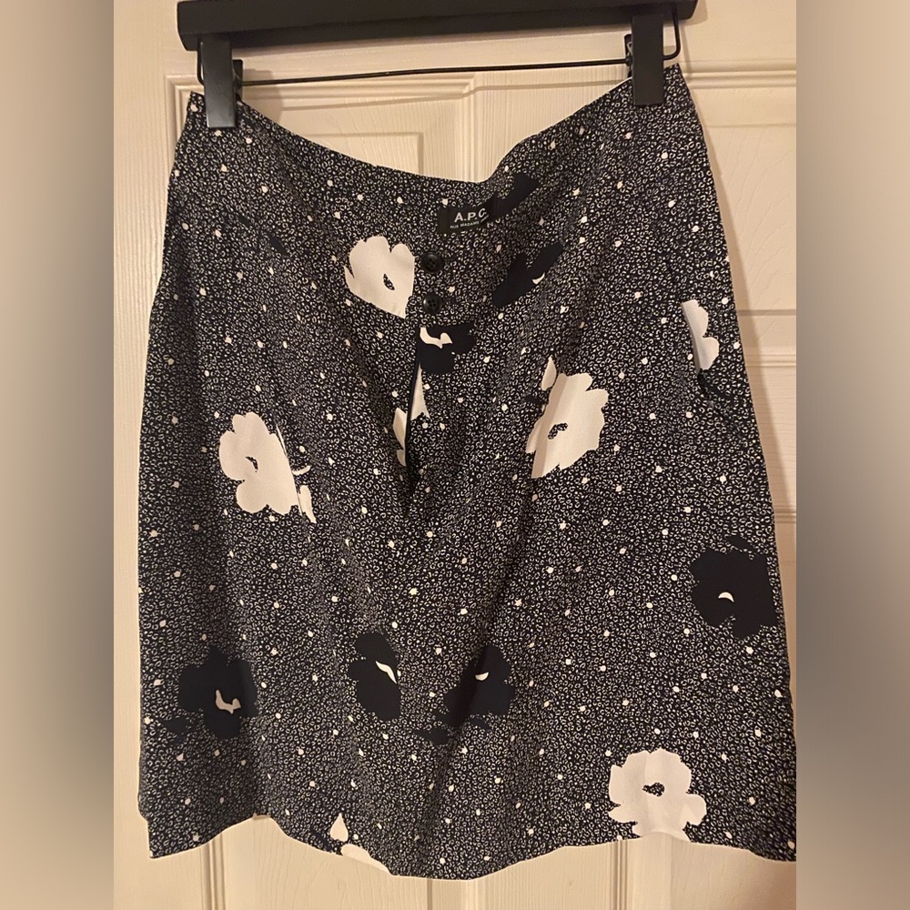 A.P.C. Christa Floral Skirt